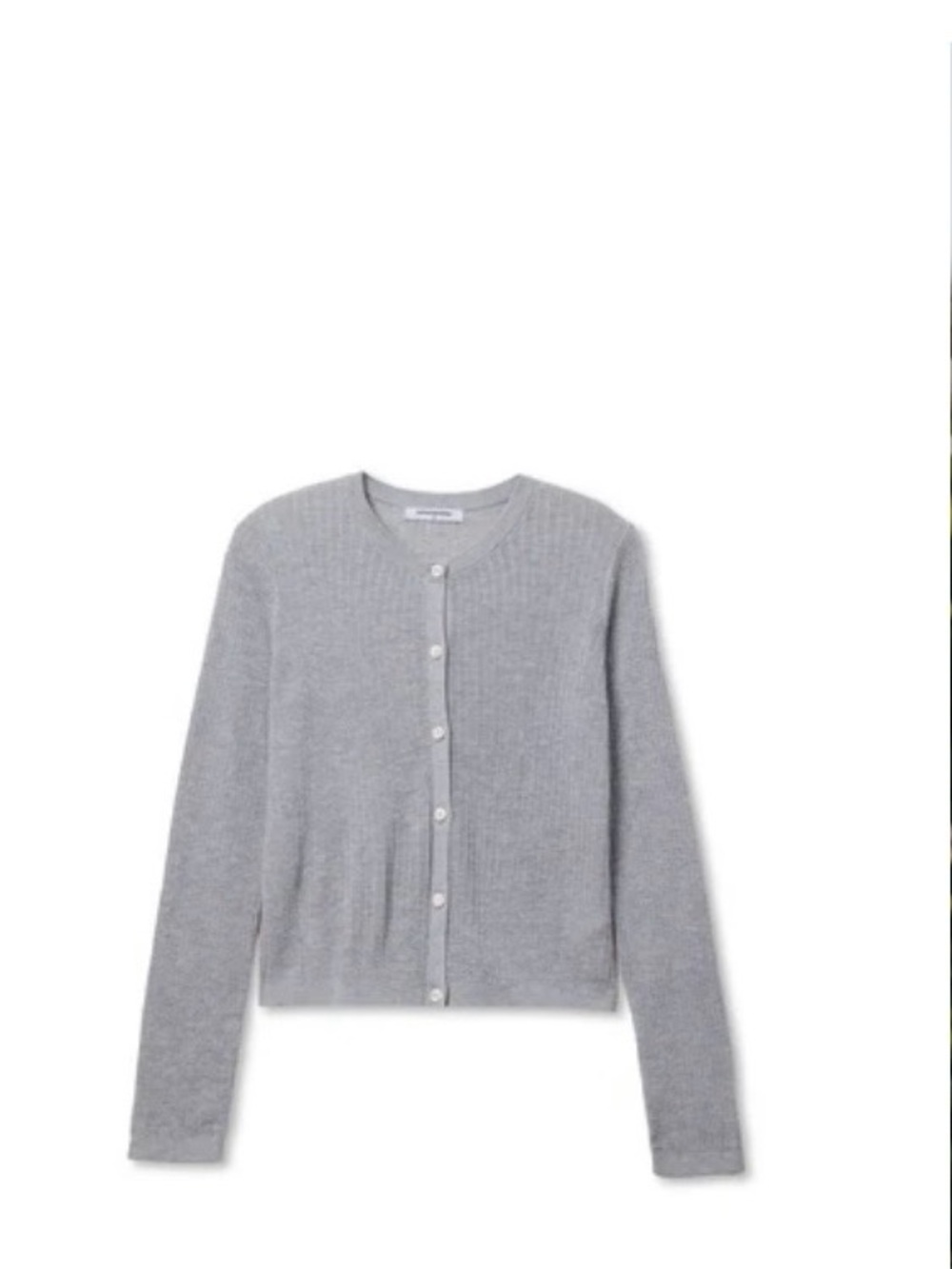 perfectwhitetee Ada Pointelle Cardigan